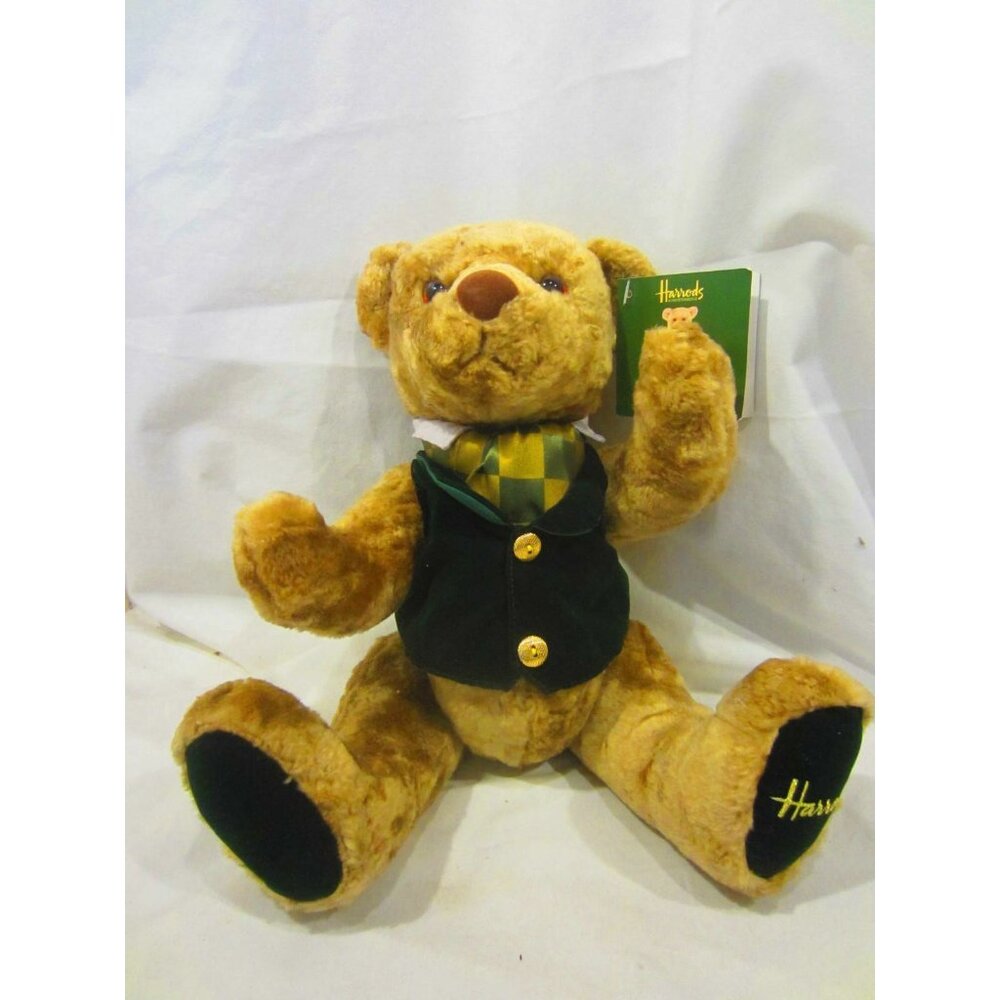 HARROD'S Knightbridge London Rodney Bear Stuffed animal w/tag